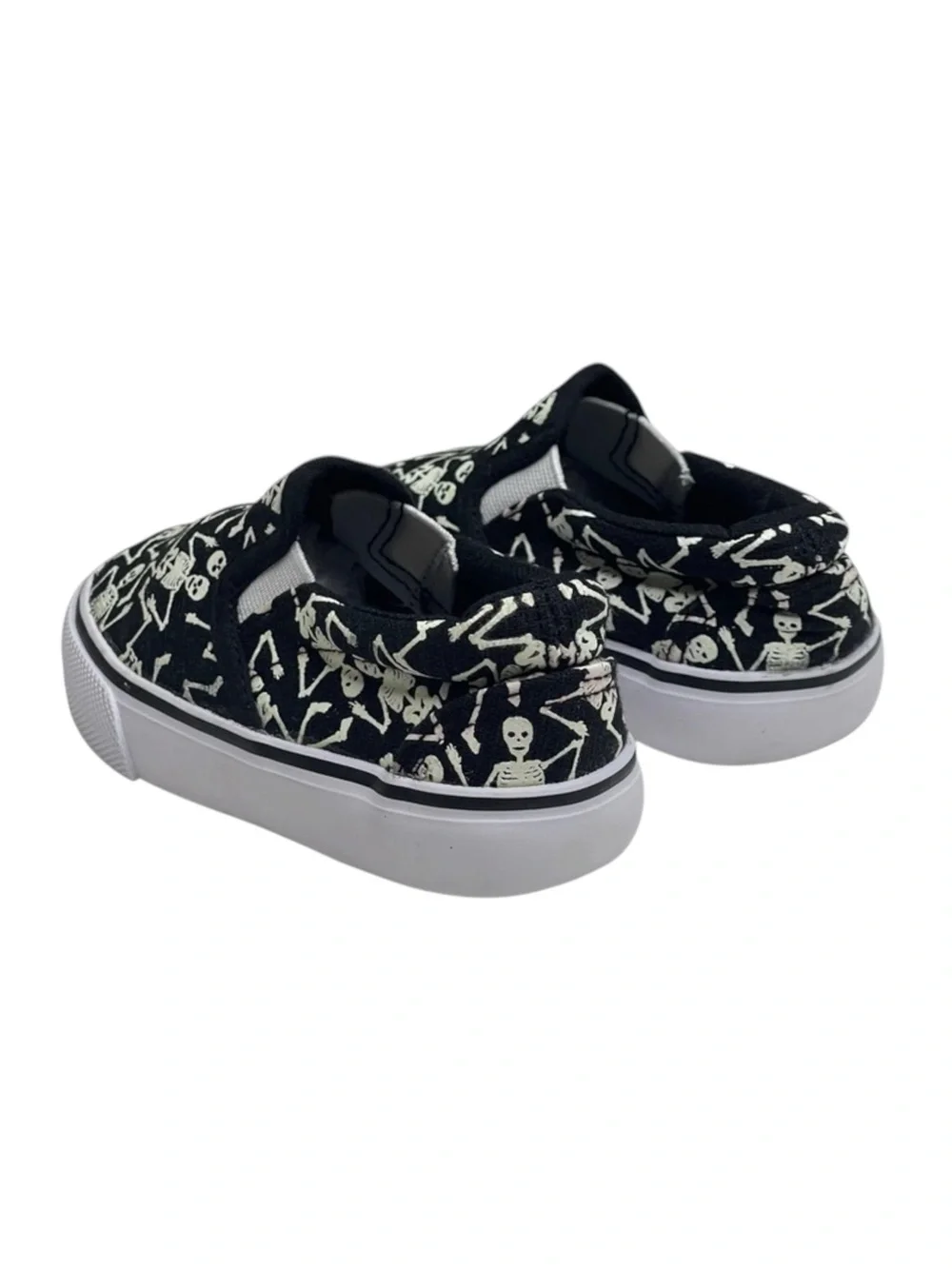 new Tommy Bahama ☠︎︎ Skeleton Print Slip On Sneakers ☠︎︎ Glow in the Dark ☠︎︎ 5